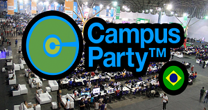 Imagem com logo da Campus party de 2015