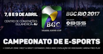 Imagem release BGC Brasil Game Cup
