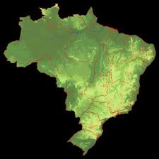 Mapa do Brasil - brasileiro acredita mas sabe que não somos competidores