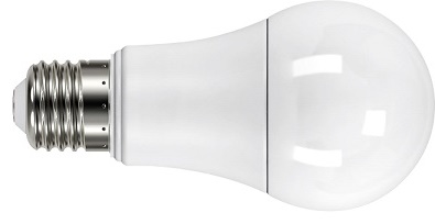 uma lâmpada LED de bulbo deitada parte da linha LED Decor Tramontina