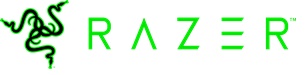 Logotipo da Razer a cobra de 3 cabeças e a palavra Razer em verde