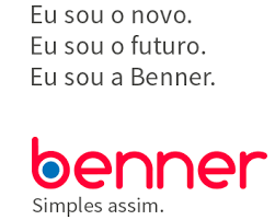 Banner com o logo da Benner 