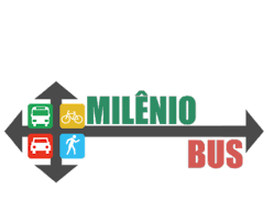Logomarca Milênio bus criada por ex aluno do Instituto Mauá