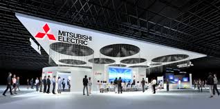 estande Mitsubishi Electric em outra feira