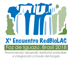 Banner do encontro RedBioLac em Foz do Iguaçu