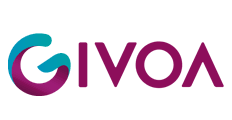 Logomarca da Givoa startup de arte 