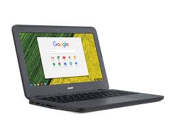 O notebook Chromebook N7 com programa aberto