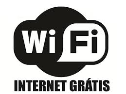 Representção de recepção Wi-fi grátis