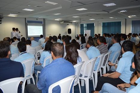 Sala de palestras da Semana de Inovação