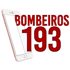 smartphone com número dos bombeiros