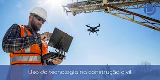 Tecnologias contrução civil drones e oftwares