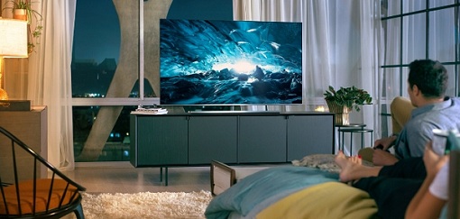 Distância da TV Samsung QLED TV