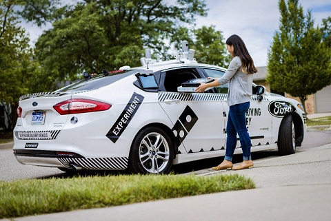 Carro autônomo Ford Dominos