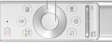 Controle remoto para configurar TV Samsung