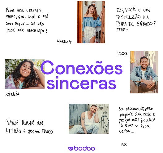 Banner Conexões sinceras Badoo