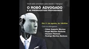 Robô advogado software jurídico