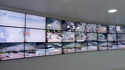 Central de monitoramento do trânsito 