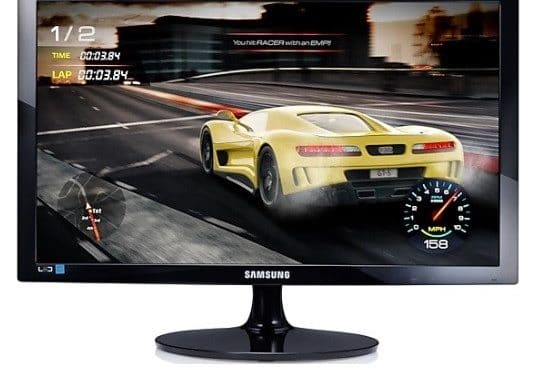 Um dos  monitores gamers Samsung