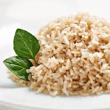 Arroz integral, arroz e feijão