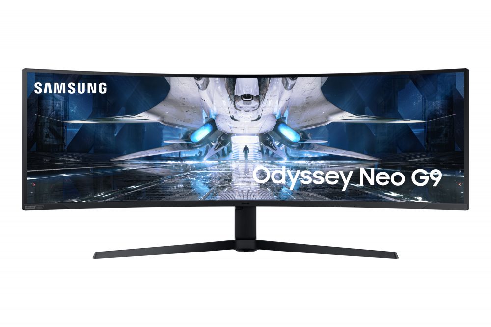 Foto do Monitor Odyssey Neo G9 da Samsung