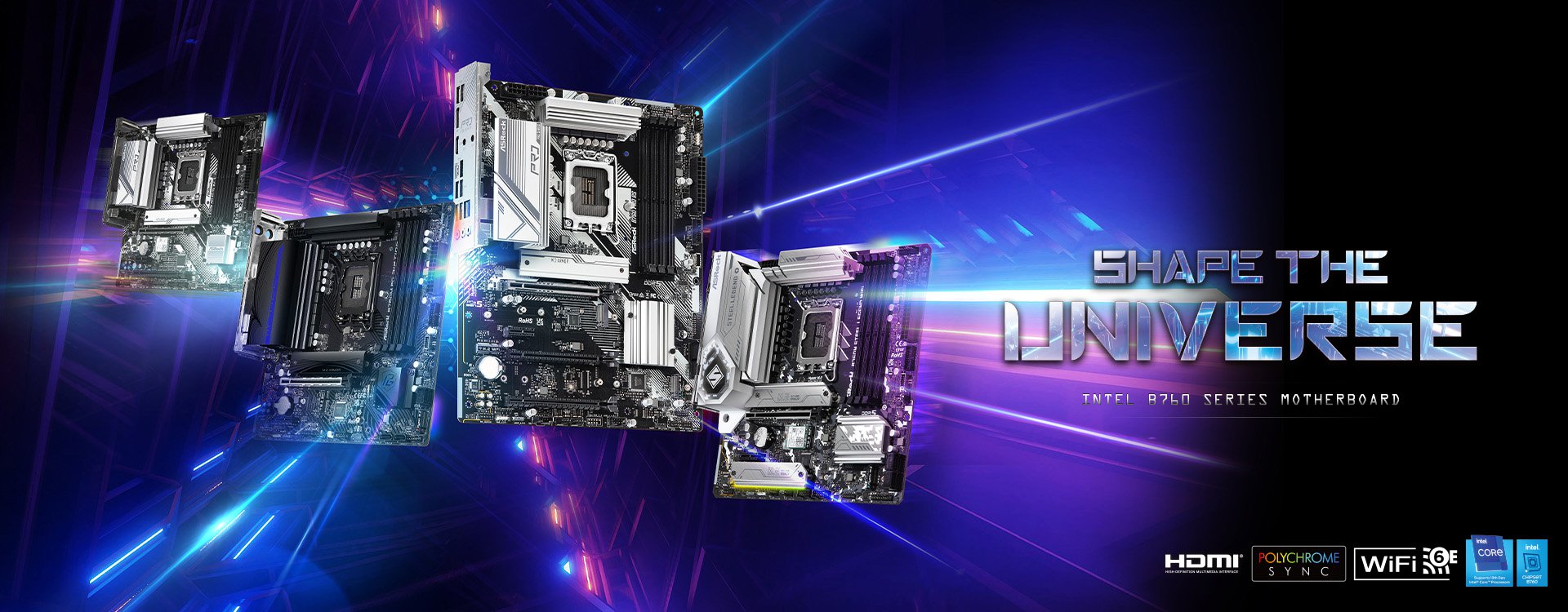 ASRock B760 Series Motherboard Launch including SONIC Special Edition