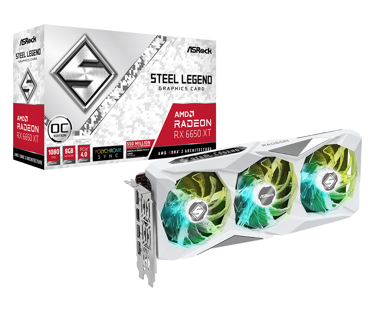 Radeon RX 6650 XT Steel Legend 8GB OC