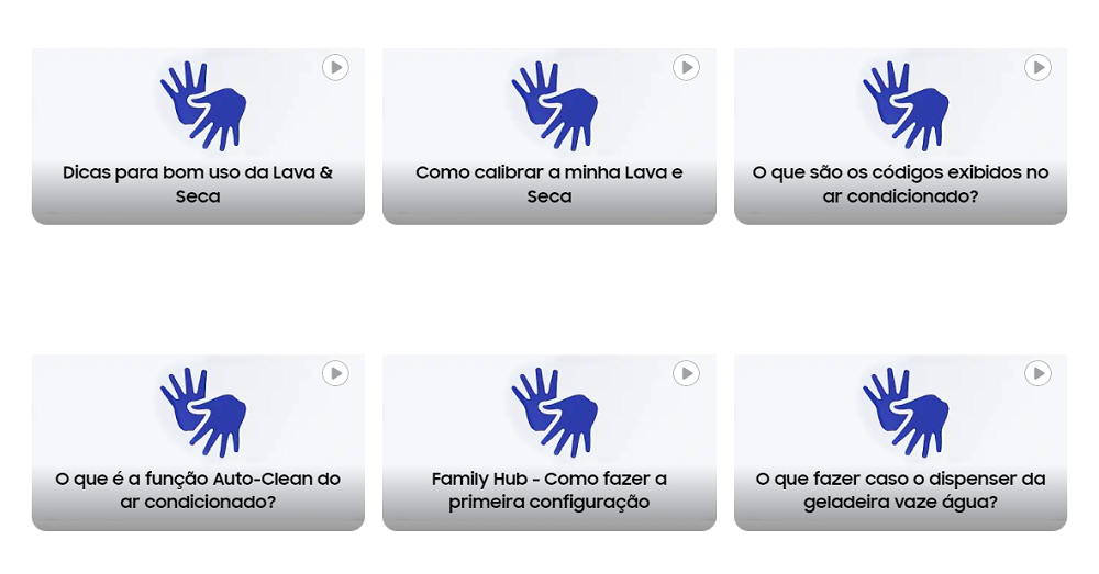 vc3addeos-tutoriais-libras Página de vídeos da Samsung com conteúdos voltados para pessoas surdas e com deficiência auditiva