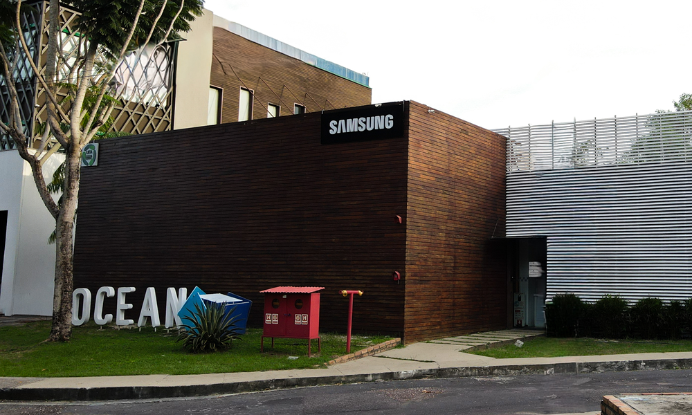 Pr&eacute;dio do Samsung Ocean em Manaus visto de frente