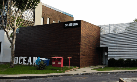Prédio do Samsung Ocean em Manaus visto de frente