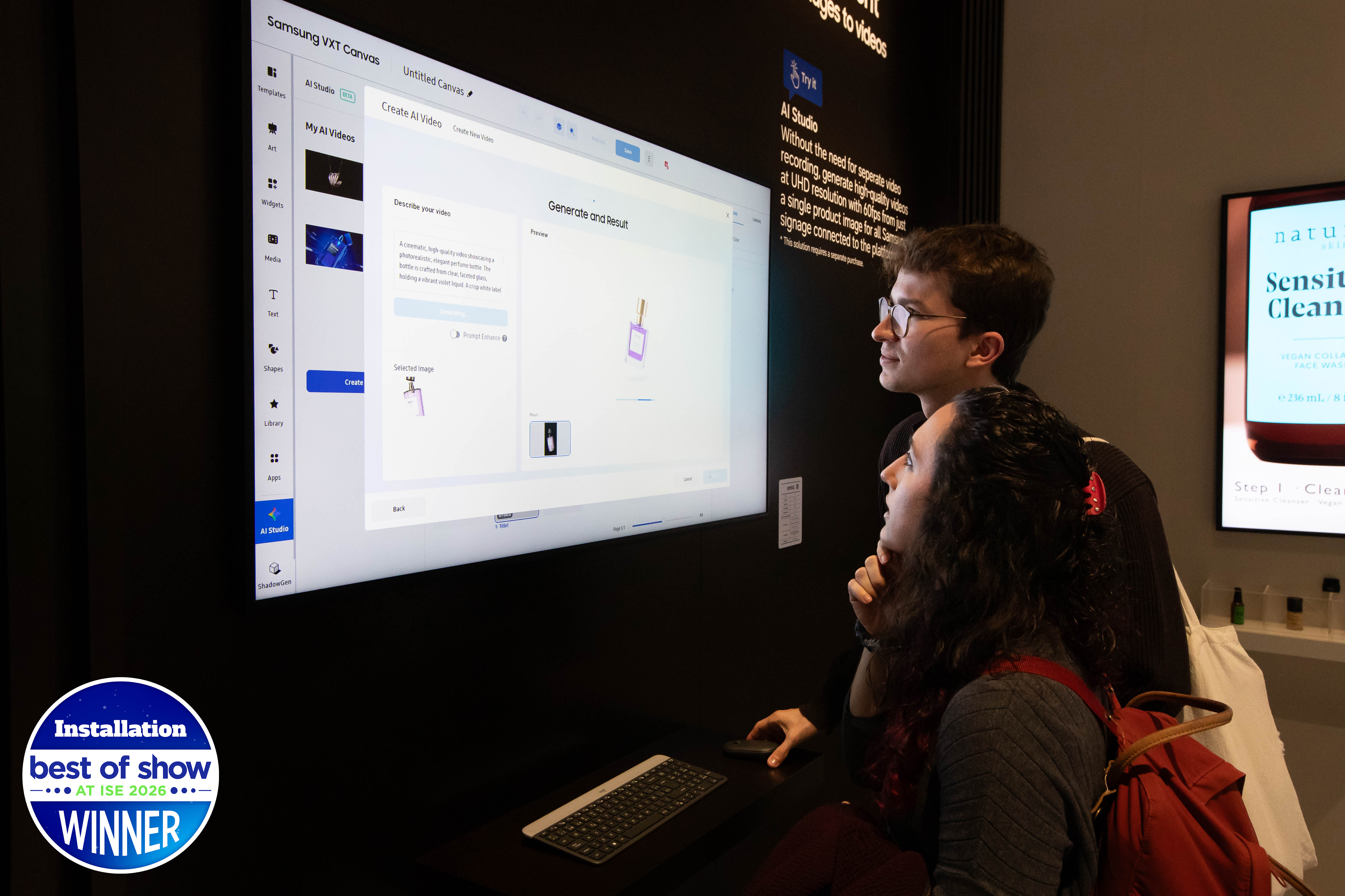 P&uacute;blico assiste a demonstra&ccedil;&atilde;o do AI Studio VXT